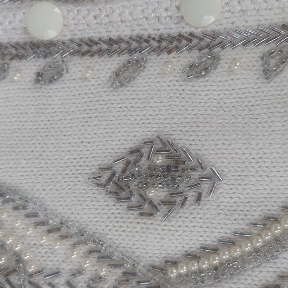 Vintage Worthington Beaded Sweater Vest size Small - Picture 6 of 6